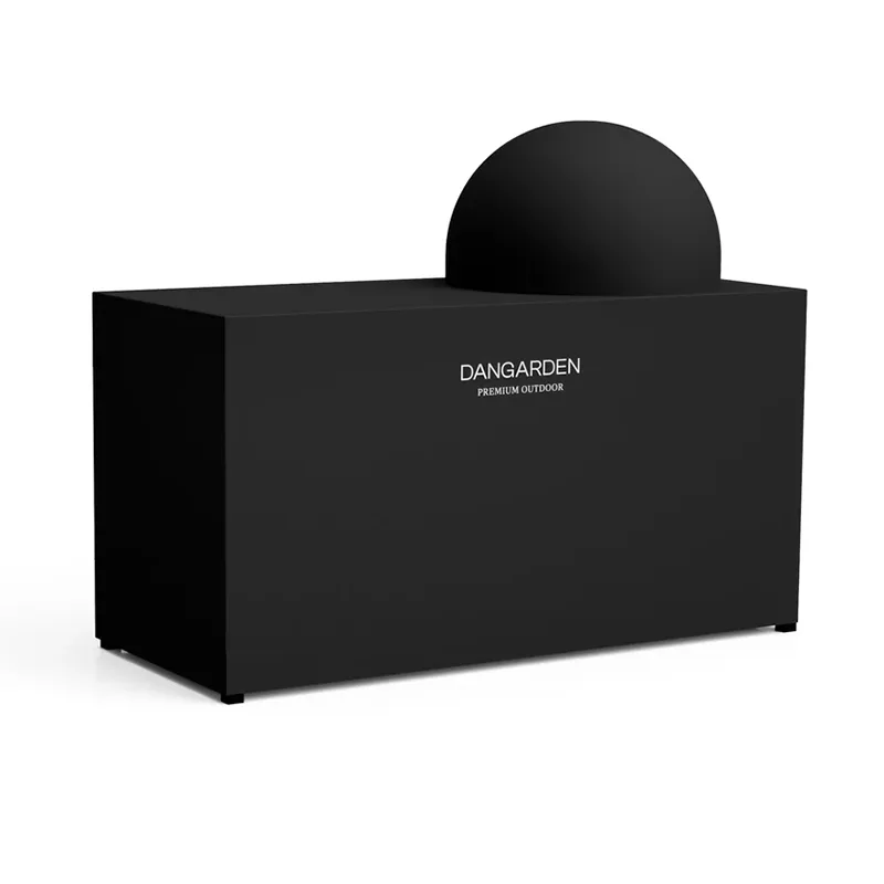 Қара сыртқы шкафтың су өткізбейтін қақпағы