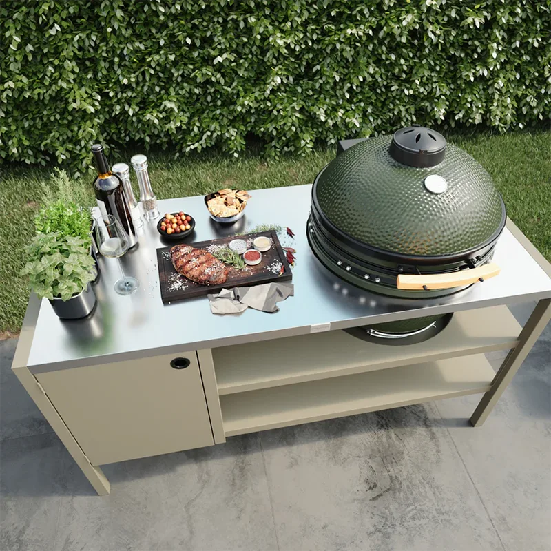 Multi Functional Outdoor Cabinet with Oven