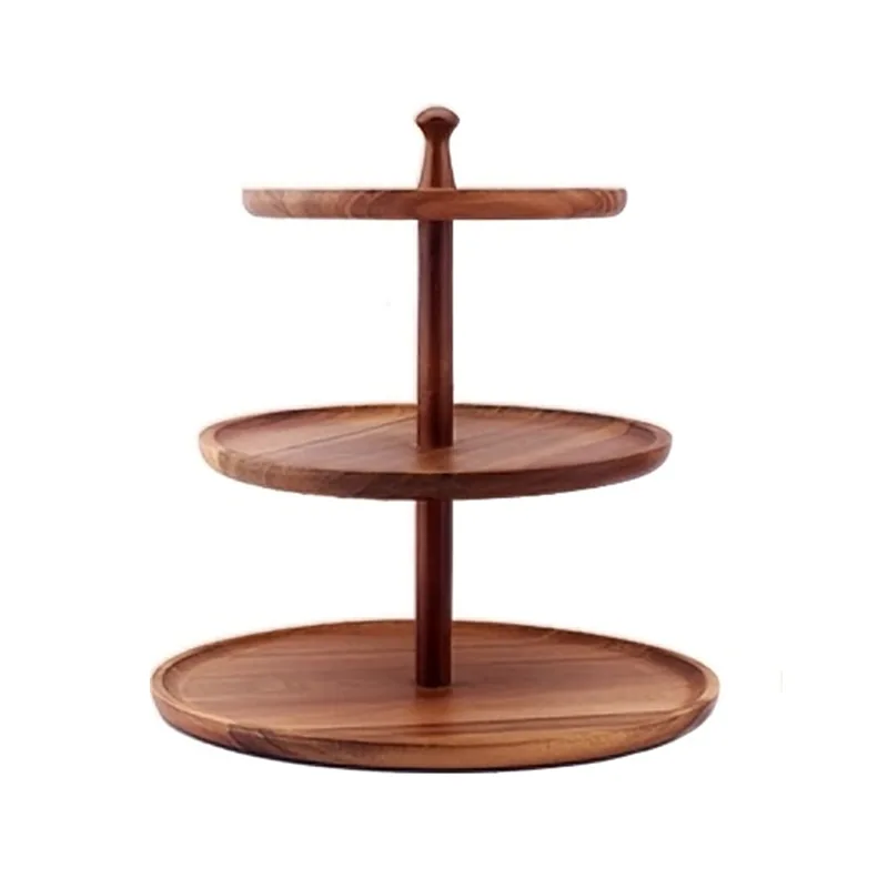 Десерттік ағаш сөре